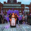 Blackpool Tower turns purple for the International Dance Teachers’ Association